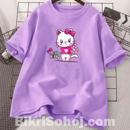 Drop Shoulder Ladies T-shirt মিযেদের গেঞ্জি